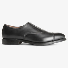 Park Avenue Oxford Dress Shoe with Combination Tap Sole Black Leather