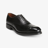 Fifth Avenue Cap-toe Oxford Dress Shoe with Dainite Sole Black Leather
