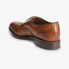 Strand Cap-toe Oxford Dress Shoe with Dainite Sole Walnut Brown Leather