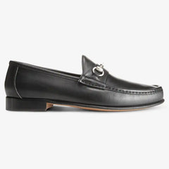 Verona II Italian Bit Loafer Black Leather