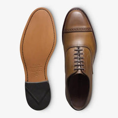 Factory Second Fifth Avenue Cap-toe Oxford Dress Shoe Walnut Brown Leather