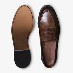 Randolph Penny Loafer Coffee Brown Leather