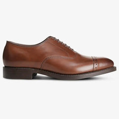 Fifth Avenue Cap-toe Oxford Dress Shoe with Dainite Sole Coffee Brown Leather