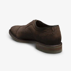 Strandmok Cap-toe Oxford with Dainite Rubber Sole Brown Nubuck