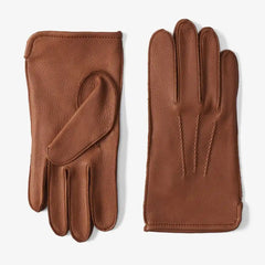 Deerskin Unlined Gloves Caramel