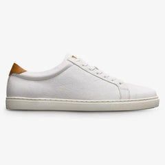Courtside Lace-up Sneaker White Leather