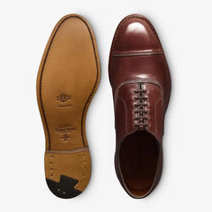 Park Avenue Shell Cordovan Cap-toe Oxford Dress Shoe Chili Cordovan Leather