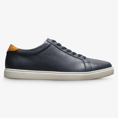Courtside Lace-up Sneaker Navy Leather