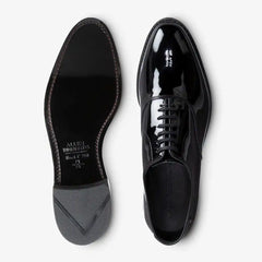 Carlyle Plain-toe Oxford Dress Shoe Black Patent Leather