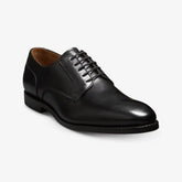 Windsor Plain-toe Derby Dress Shoe Black Leather