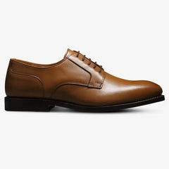 Windsor Plain-toe Derby Dress Shoe Walnut Leather
