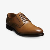 Windsor Plain-toe Derby Dress Shoe Walnut Leather