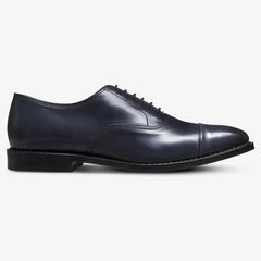 Park Avenue Cap-toe Oxford Dress Shoe Navy Leather