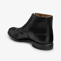Park Avenue Cap-toe Oxford Dress Boot Black Leather