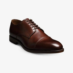 Park Avenue Cap-toe Derby Dress Shoe Mahogany Leather