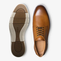 Carson Lace-up Hybrid Derby Walnut Leather