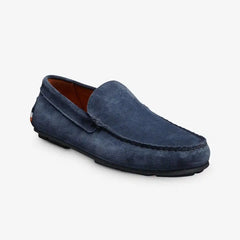 Santiago Driving Loafer Navy Suede