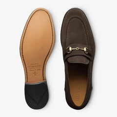 Randolph Bit Loafer Chocolate Suede