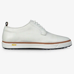 Cypress Derby Golf Shoe White Leather