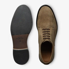 Trevor Plain-toe Derby Shoe Tobacco Suede
