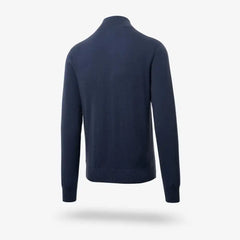 Cashmere Quarter-zip Sweater Navy