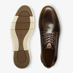Carson Lace-up Hybrid Derby Antique Bronze Leather