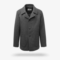 Schott® N.Y.C. Wool Town Coat Charcoal