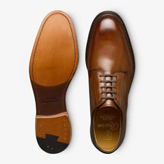 Maxwell Reserve Plain-toe Derby Dress Shoe Chili Leather