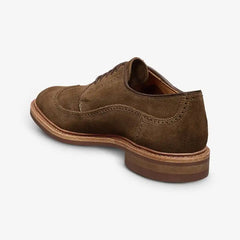 Winstonmok Wingtip Derby Dress Shoe Snuff Suede