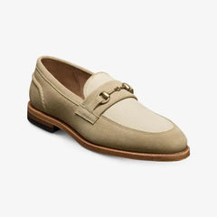 Randolph Bit Loafer Bone Suede Mix