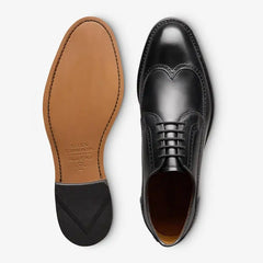 Winston Wingtip Dress Derby Black Leather