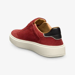 Oliver Slip-on Stretch-lace Sneaker True Red Suede