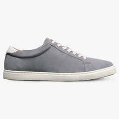 Courtside Lace-up Sneaker Steel Blue Suede