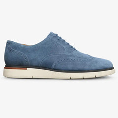 Carson Lace-up Hybrid Wingtip Oxford Denim Suede