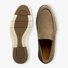 Carson Venetian Hybrid Slip-on Tobacco Suede