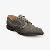 Windsor Plain-toe Derby Dress Shoe Piombo Grey Suede