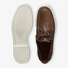 Panama Boat Shoe Natural Brown Leather