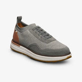Easton Slip-on Stretch-lace Knit Sneaker Magnet Grey Knit Wool / Leather