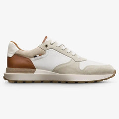 Lionel Lace-up Sneaker White Suede