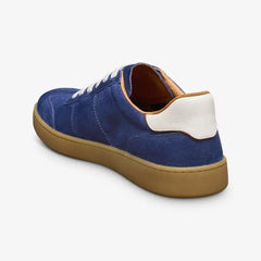 Ludlow Slip-on Stretch-lace Sneaker Indigo Suede