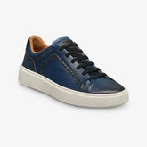 Oliver Slip-on Stretch-lace Brogue Sneaker Navy Leather