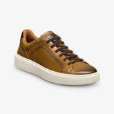 Oliver Slip-on Stretch-lace Brogue Sneaker Walnut Leather