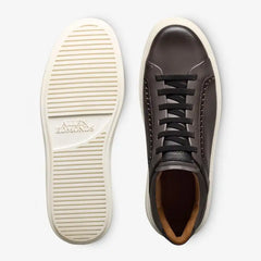 Oliver Slip-on Stretch-lace Brogue Sneaker Grey Leather