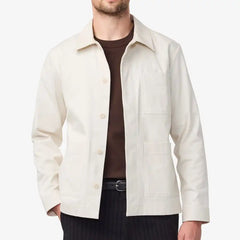 NN07 Olav Overshirt Ivory
