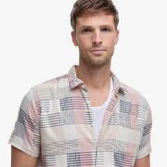 Barbour Oakshore Summer Fit Short Sleeve Shirt White