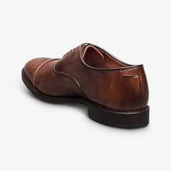 Park Avenue Cap-toe Oxford Dress Shoe Brown Museum Leather