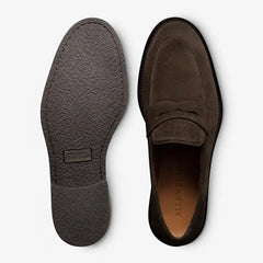 Como Penny Loafer Bitter Chocolate Suede
