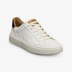 Oliver Slip-on Stretch-lace Sneaker White Embossed Croco Leather