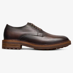 Noah Reserve Plain-toe Derby Dress Shoe Dark Brown Leather