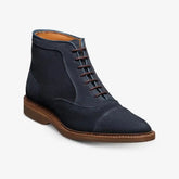 Park Avenue Verse Cap-toe Oxford Boot Navy Suede